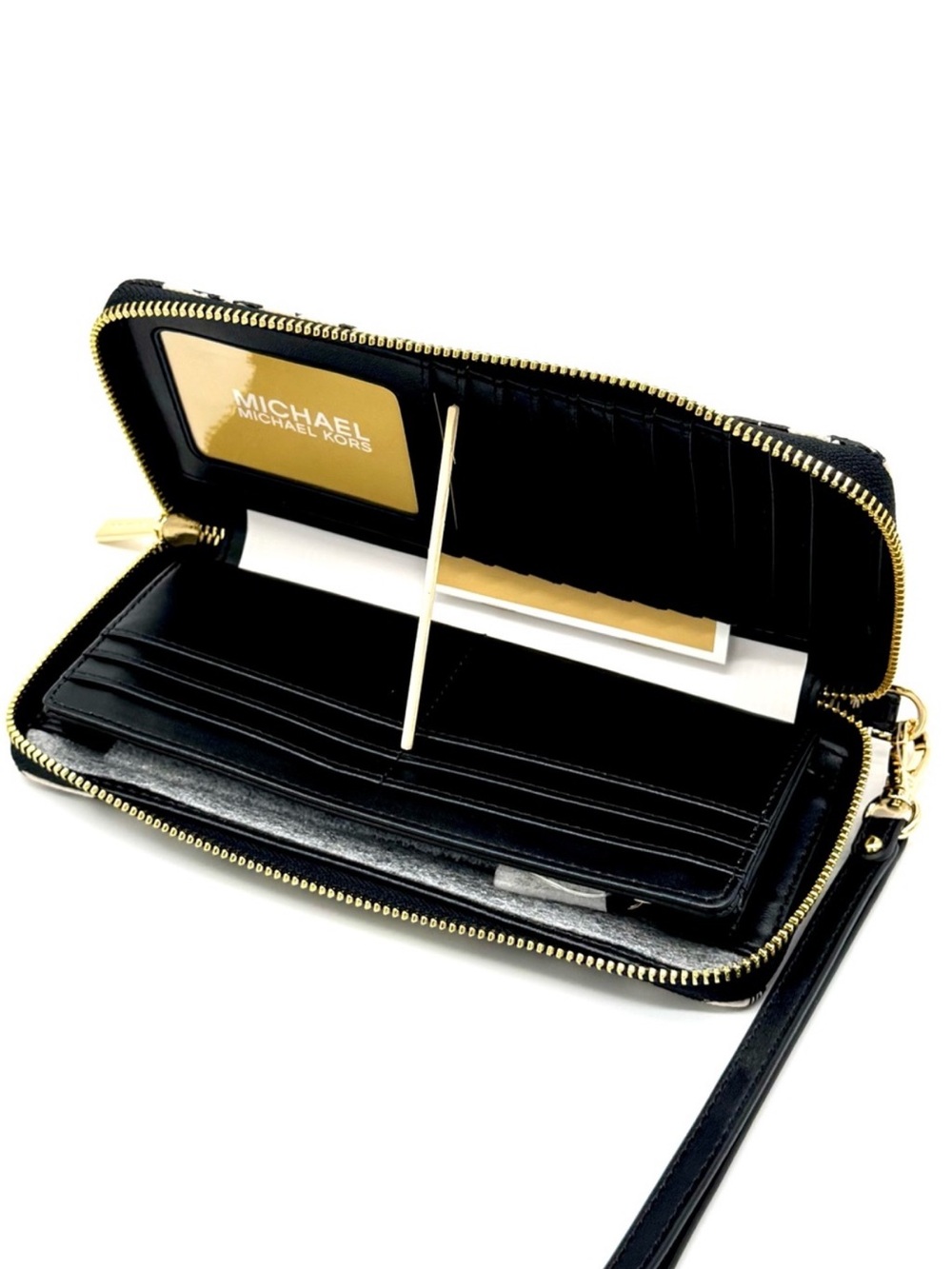 Michael Kors Large Continental Wallet - Black Multi - Picture 6 of 7